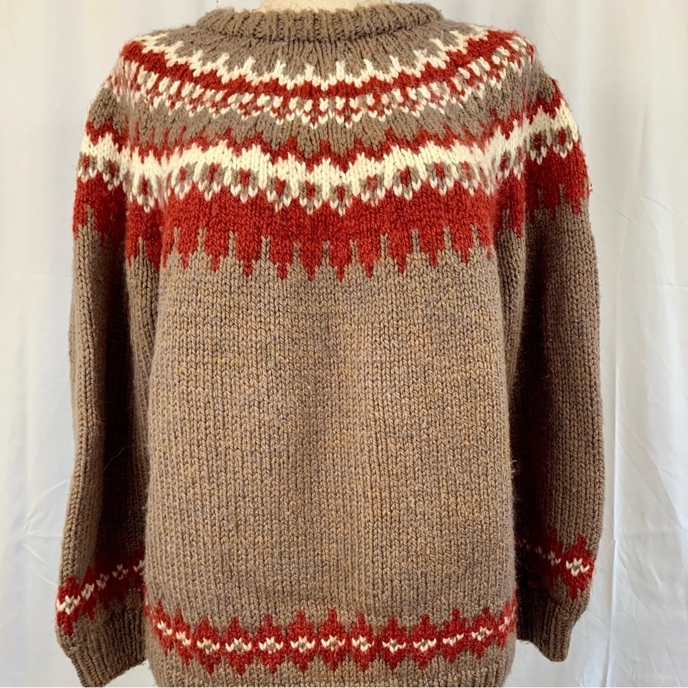 Handmade Fair Isle Knit Sweater - Picture 1 of 7